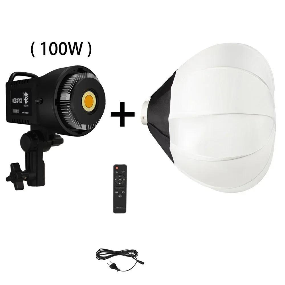 100W  LED  Ʈ  뷱 ¾  ʻȭ ÷ Ʃ ׼ Youtube Live